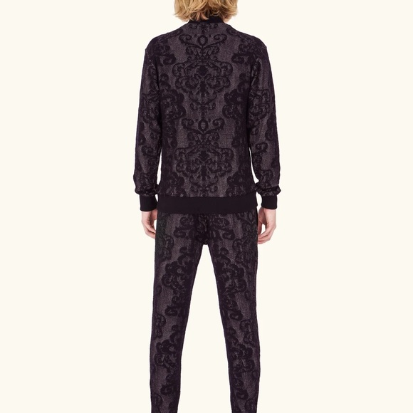 Joe Yellino Black Goffrey Luxury Tracksuit Unisex, man or women XL new - Picture 3 of 14
